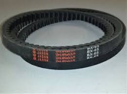 BX65 Vbelt Cogged raw edge, Oil & Heat Resistant