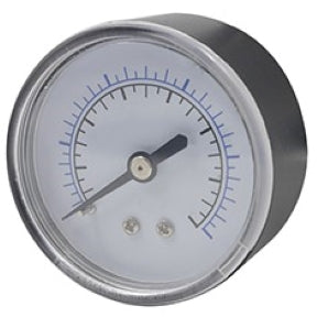 PS20-200, 1/4" center back mount gauge, dry, 0-200 psi