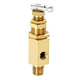 Puma 95-125  psi unloader valve, 2407007, 1/4" MPT, w/ 1/8" FPT unloader, toggle