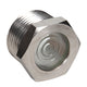 Sight Glass Bullseye Glass CS Nickel Plated Body 1-1/2" MPT, SGHP-150BE