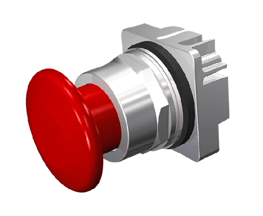 52PP2W2, Push-Pull Mushroom Head Device, Siemens 30 mm