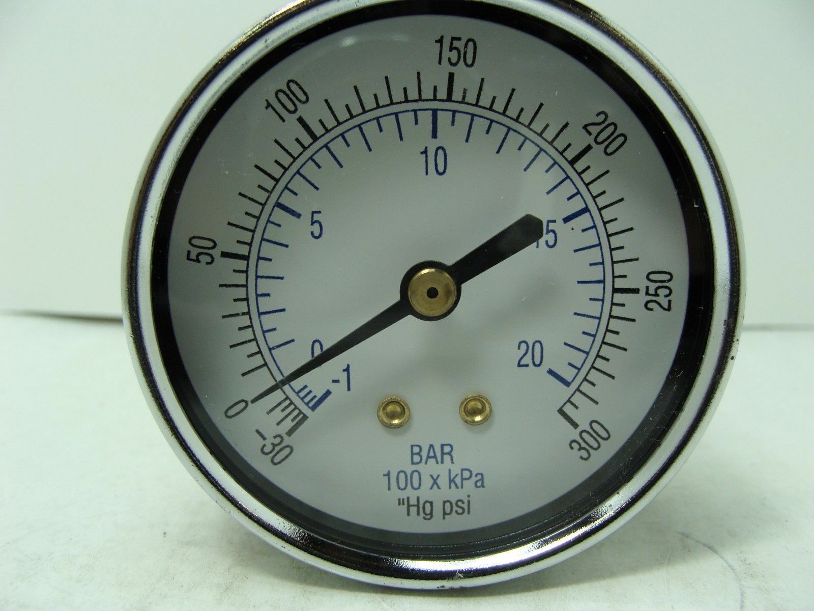 Champion M519C Discharge Pressure Gauge - 300 Psi Rating, 1/4" center back mount