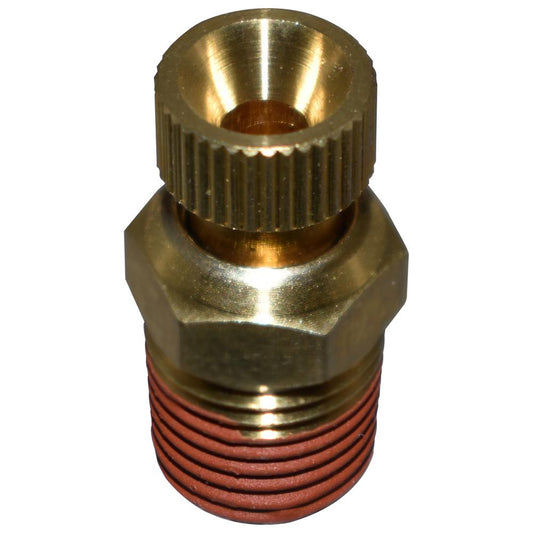 1/4" NPT Male Knurled Knob Type Drain Cock Valve - DV14, tank drain