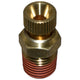 1/4" NPT Male Knurled Knob Type Drain Cock Valve - DV14, tank drain